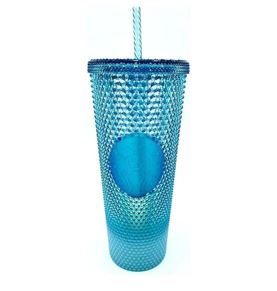Starbucks Blue Studded Tumbler 24oz - Picture 1 of 1